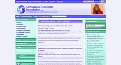 Desktop Screenshot of fondazionegraziottin.org