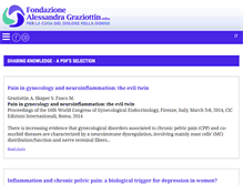 Tablet Screenshot of fondazionegraziottin.org